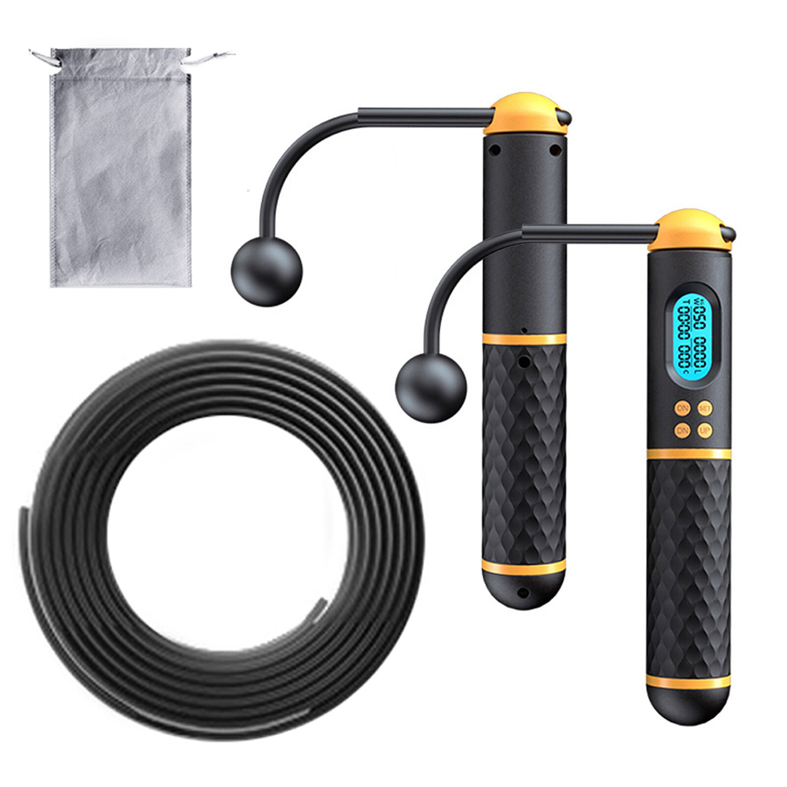 2-in-1 Jump Rope Intelligent Cordless Skipping Rope Digital