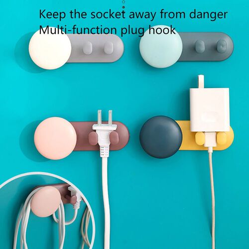 Wire Plug Hook Kitchen Holder 适用于 Sockets Of Nail-Free Pa