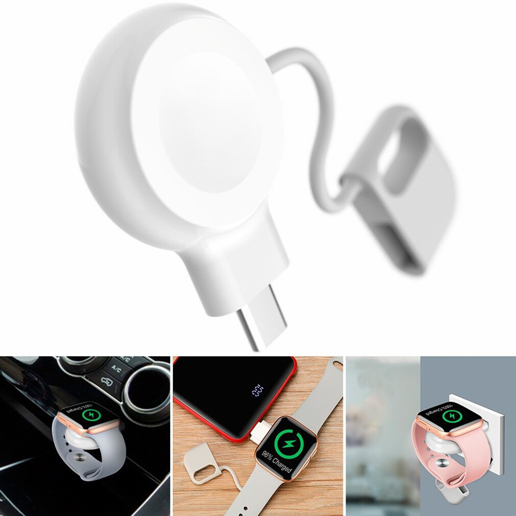 Portable Wireless Charger for IWatch 7 6 SE 5 4 Charging Doc