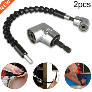 105 Degree Right Angle Drill Attachment Flexible Angle Exten