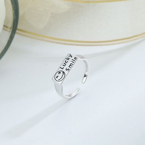 2021 New Arrival Fashion Design Smiley Face Happy Luck Lette