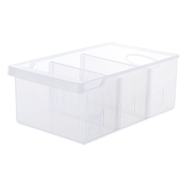 Kitchen Fridge Drawer Organizer Plastic Comptment Refriger