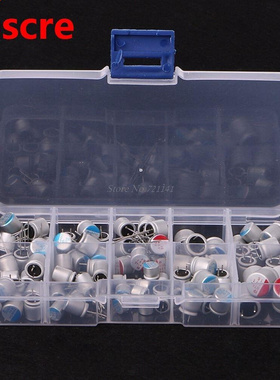 90 Pcs 10 Values Solid Capacitor Assorted Kit 2.5V-16V 100uF