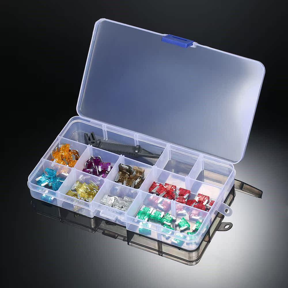 100PCS Automotive Replacement Fuses Assorted Mini Standard B
