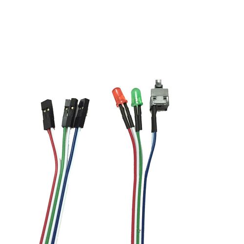 ATX PC Compute Motherboard Power Cable Switch On / Off / Res