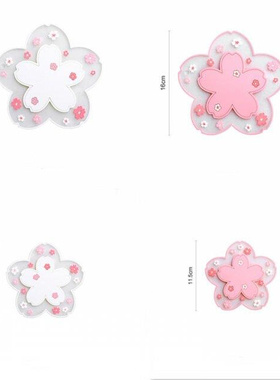 1/2pcs Cherry Blossom Heat Insulation Table Mat Anti-skid Cu