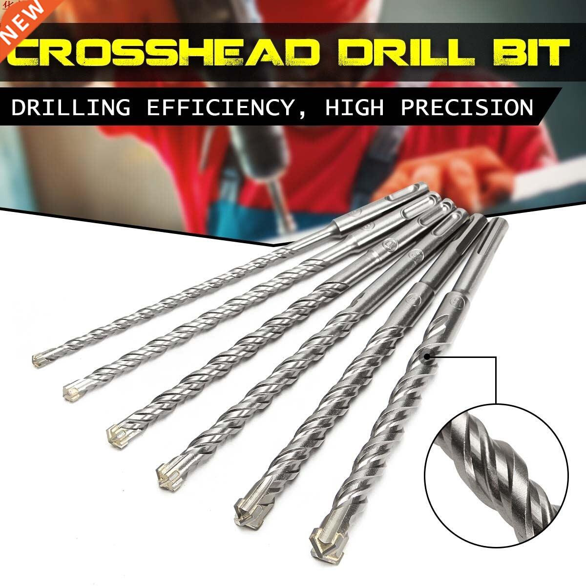 Concrete Tungen Carbide Tip 210mm SDS Plus Crosshead Drill