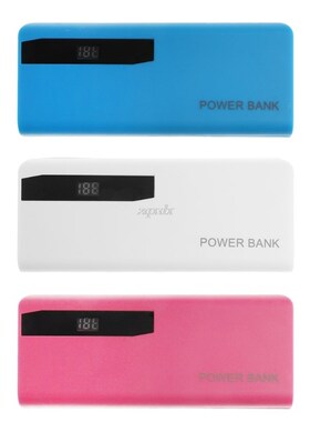 5x 18650 Li Battery Charger LCD Display DIY Power Bank Case