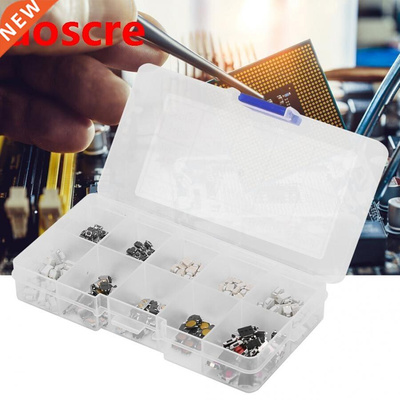 250 Pcs Tactile Switch 10 Types Momentary Push Button Touch