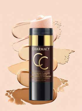 CHARMACY Liquid Foundation Makeup with Sponge Head Moisturiz