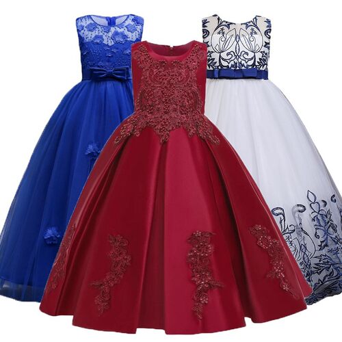 Children Dress Wedding Dress Kids Dresses For Girls Costume
