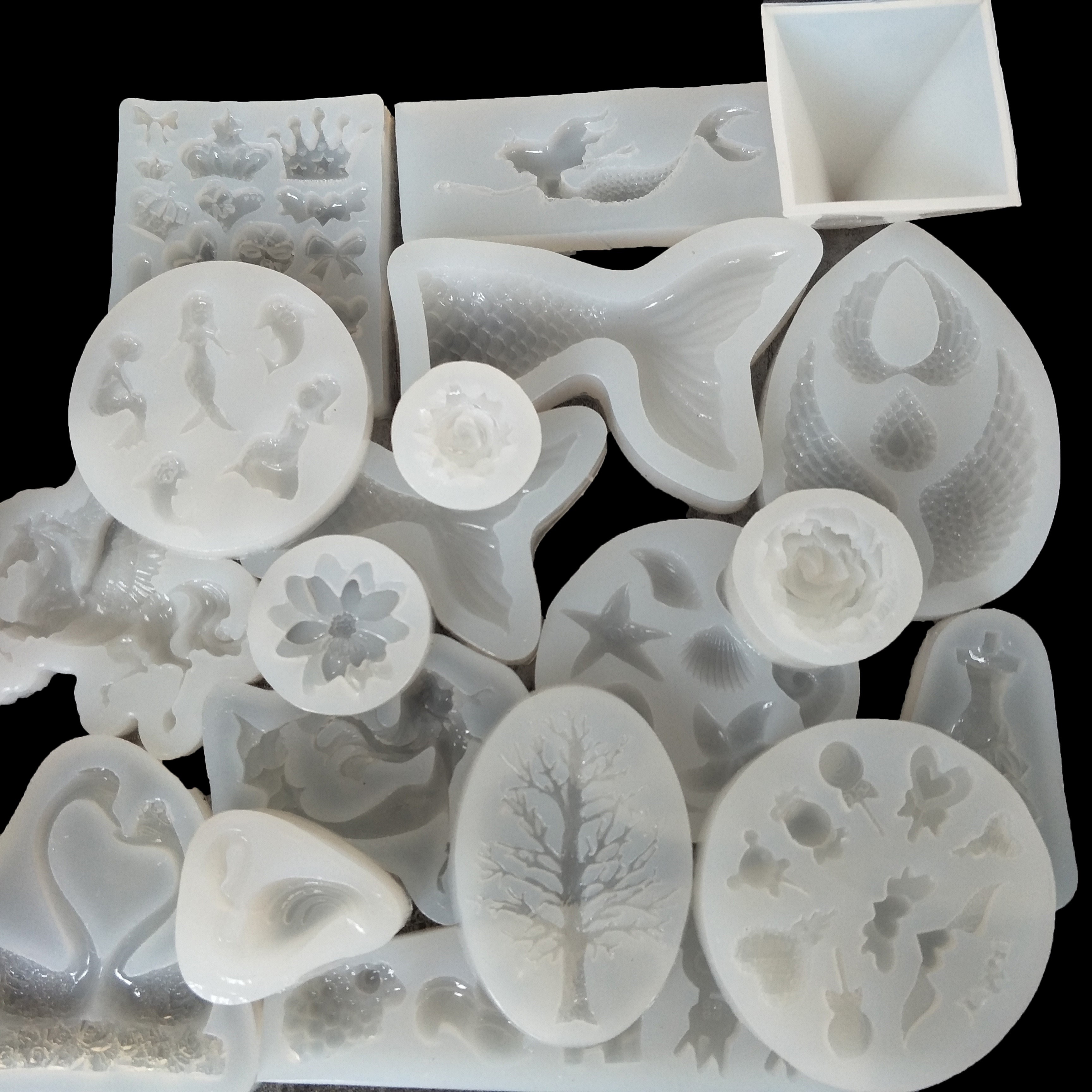 A variety of DIY drop mold shell animal crown Tianma silicon