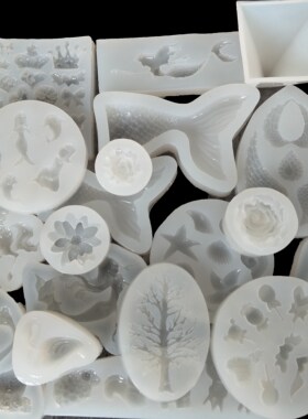 A variety of DIY drop mold shell animal crown Tianma silicon