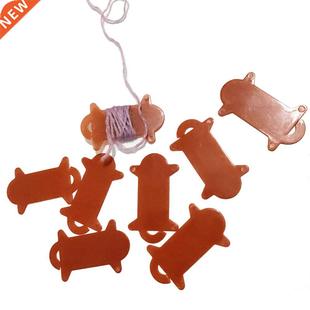 10Pcs Plastic Winding Plate Board Floss Thread Organizer Win
