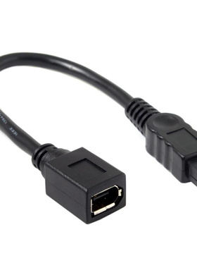 Short Cable 10cm IEEE 1394 IEEE1394 6PIN Female To 1394b 9PI