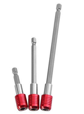 3Pcs 1/4inch Hex Shank netic Bit Holder Quick Change Extensi