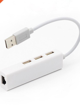 USB Ethernet USB Hub To RJ45 Lan Network Card 10/100 Mbps Et