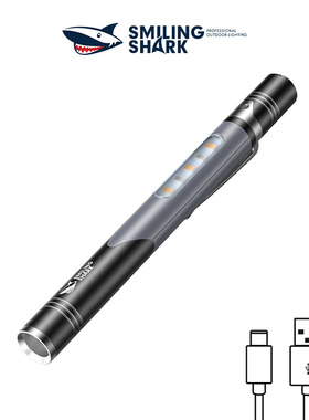 Multifunctional work penlight with four light sources