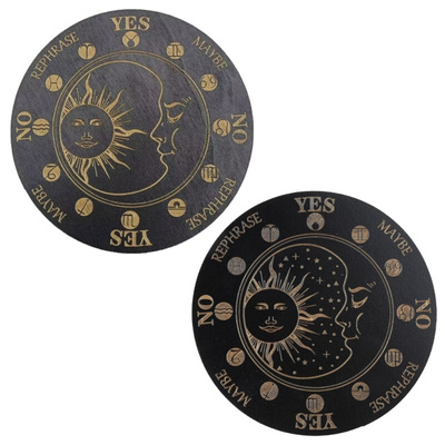 Round Divination Metaphysical Message Board Wooden-Bo