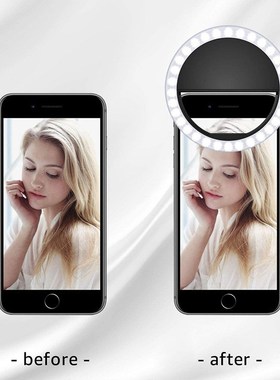 Selfie Lights Portable Selfie LED Dimmable Ring Light Mobile
