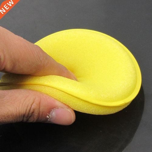 12pcs Car Vehicle Wax Polish Foam Sponge Hand Soft Wax Yello