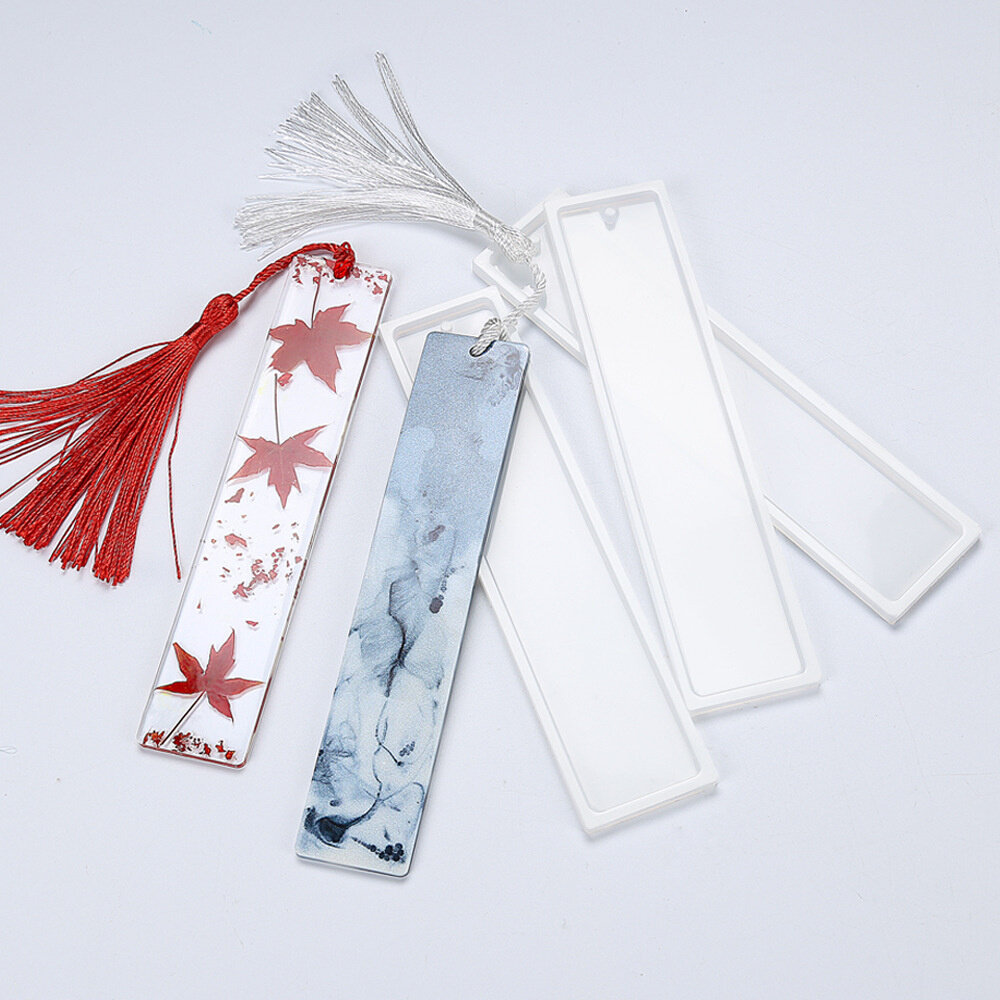 Rectangle Bookmark Silicone Mold Fish Tail Shape Bookmark