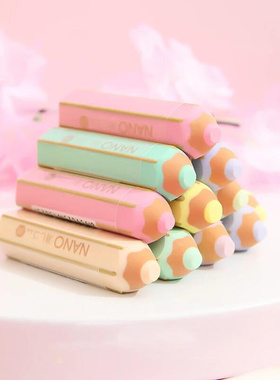 Kawaii Pencil Shape Erasers Cute Rubber Pencil Erasers