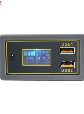 Digital Display Voltmeter Battery Voltage Meter Tester Dual
