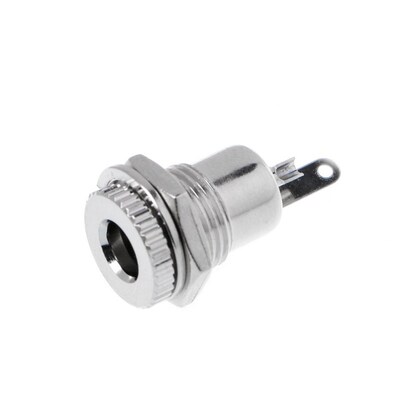 5.5 mm x 2.1mm DC Power Jack Socket Female Panel Mount Conne