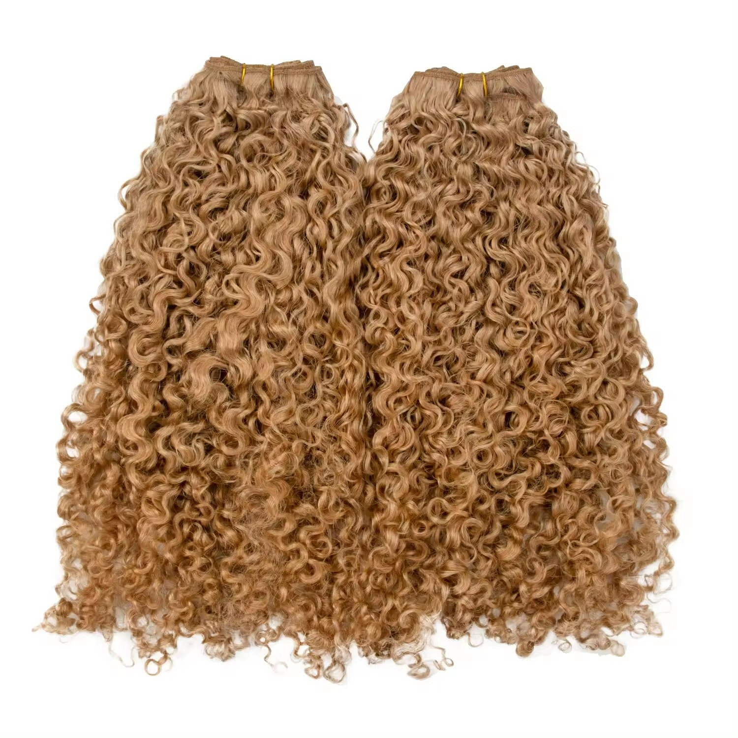 Raw Indian burmese curly light brown unprocessed raw hair