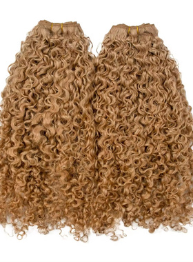 Raw Indian burmese curly light brown unprocessed raw hair
