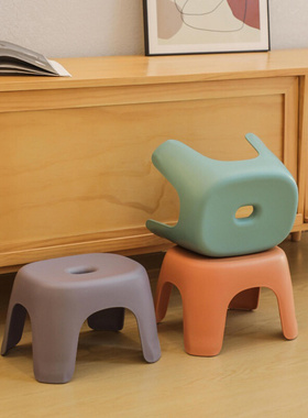 Bathroom Chairs Household Plastic Stool Thickened Stackable