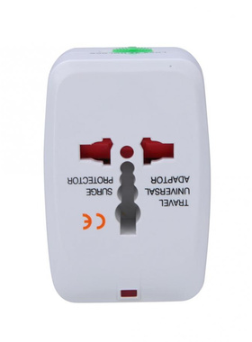 Flame Retardant ABS Single USB International Travelling Powe