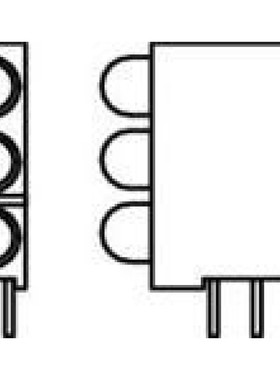 564-0700-111F [LED Circuit Board Indicators HI EFF RED DIFFU