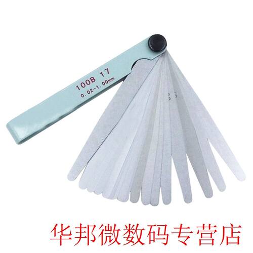 17 Blades Spark Plug Thickness Gap Metric Filler Feeler Gaug