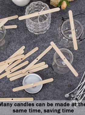Wooden Candle Wick Holders Candle 100 Pcs for  Candle Mak