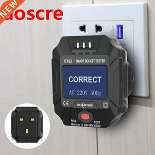 110V-250V Smart Socket Tester, Digital Voltage and Frequency