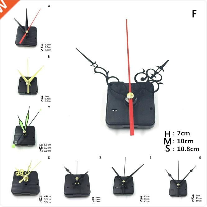 11 Styles  Clocks Parts Black + Hands Replacement Parts K