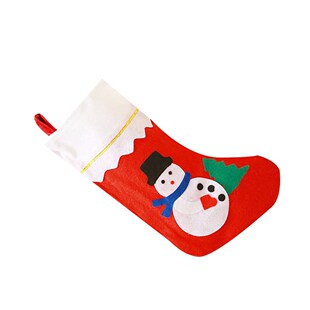 4pcs Christmas Stocking Gift Bag Nonwovens Christmas