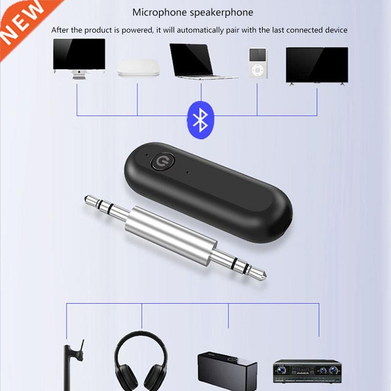 Bluetooth 5.0 Receiver For 3.5mm Jack Earphone Earphone Spea
