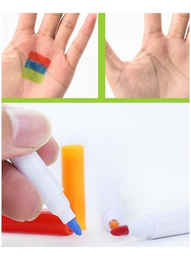 12 Pcs/set Different Colors Water-soluble Liquid Chalk Child