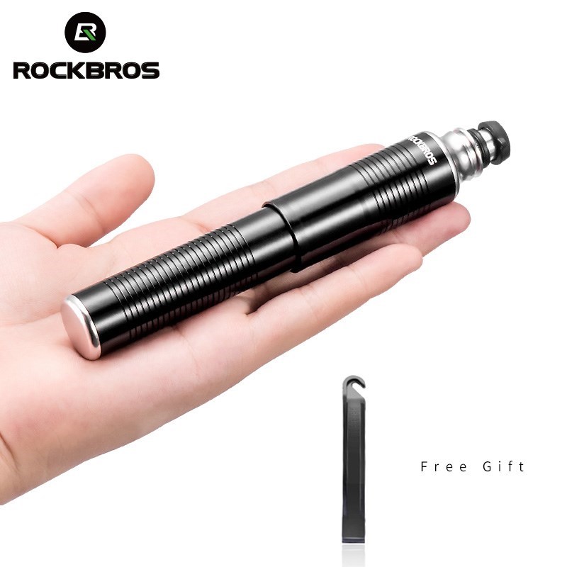 ROCKBROS Bike Bicycle Pump Mini Portable 110 PSI Pressure A