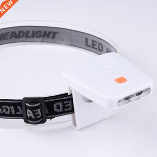 Hat Skull Lamp White Headlights With USB Charging Cable LED