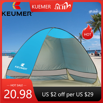 Automatic Beach Tent UV Protection Pop Up Tent Sun Shade