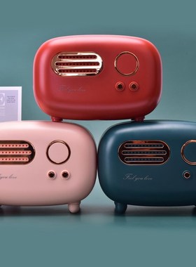 Retro Radio Model Tissue Box Desktop Paper Holder Vintage Di