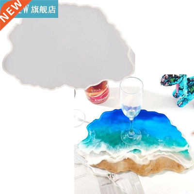 Irregular Wave Tray Epoxy Resin Mold Serving Plate Board Sil