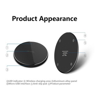XEDAIN 10W Wireless Quick Charger For Samsung Galaxy S10 S9