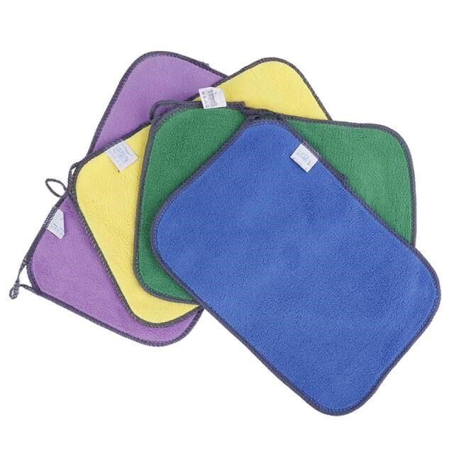 1pc Microfiber Car Care Polishing Wash Towels Plush Washing