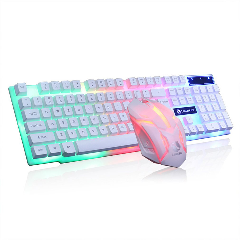 2021 HOT Led Glowing Computer Desktop Wired Mechanical Keybo