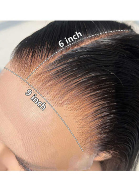 12A Raw Indian Human Hair 6 inchX9 inch Swiss HD Closure 6X9